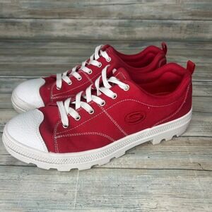 Skechers Roadies Womens 10 True Roots Sneakers Shoes 90s Y2K Red Chunky